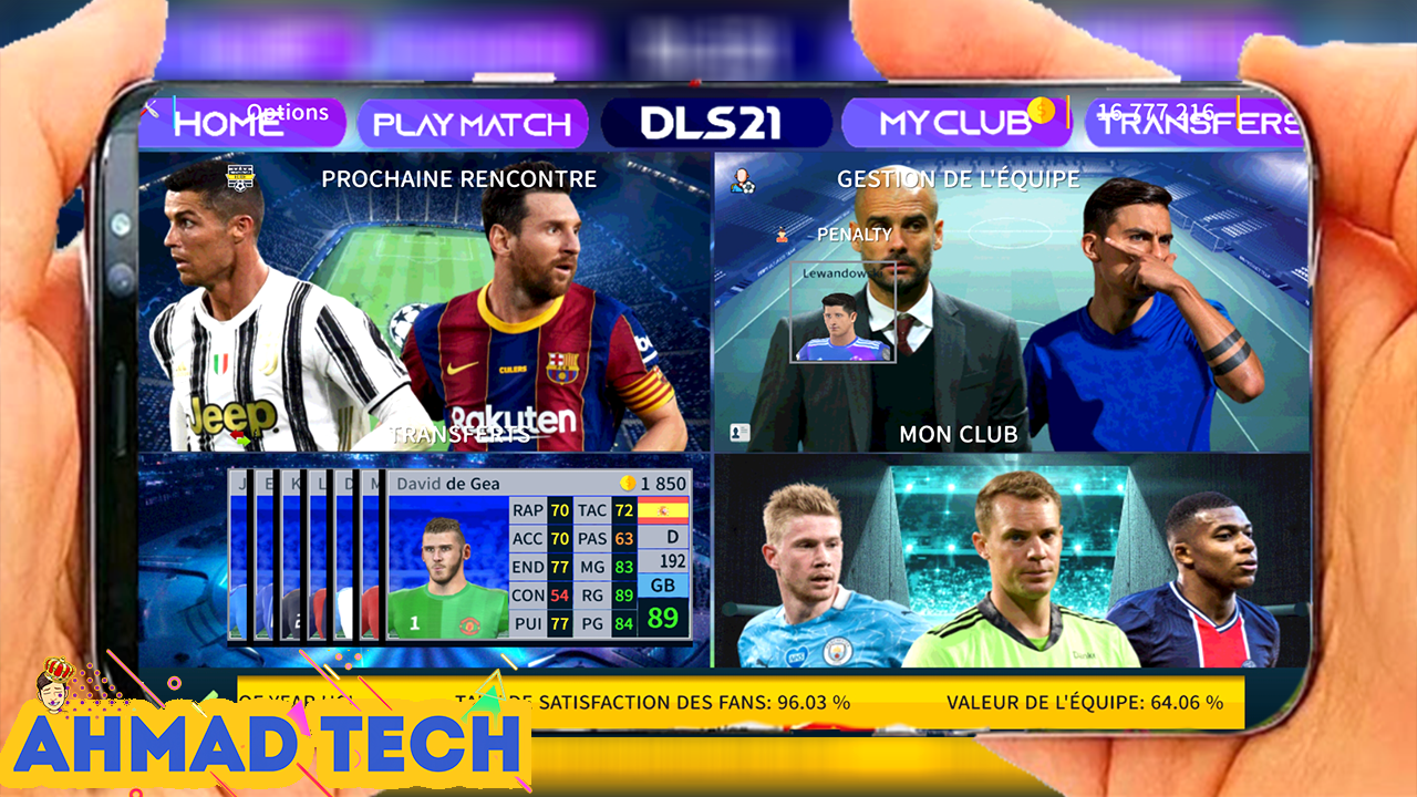 لعبة دريم ليك سوكر Dream League Soccer 2021 بمود جديد أخر إنتقالات DLS21