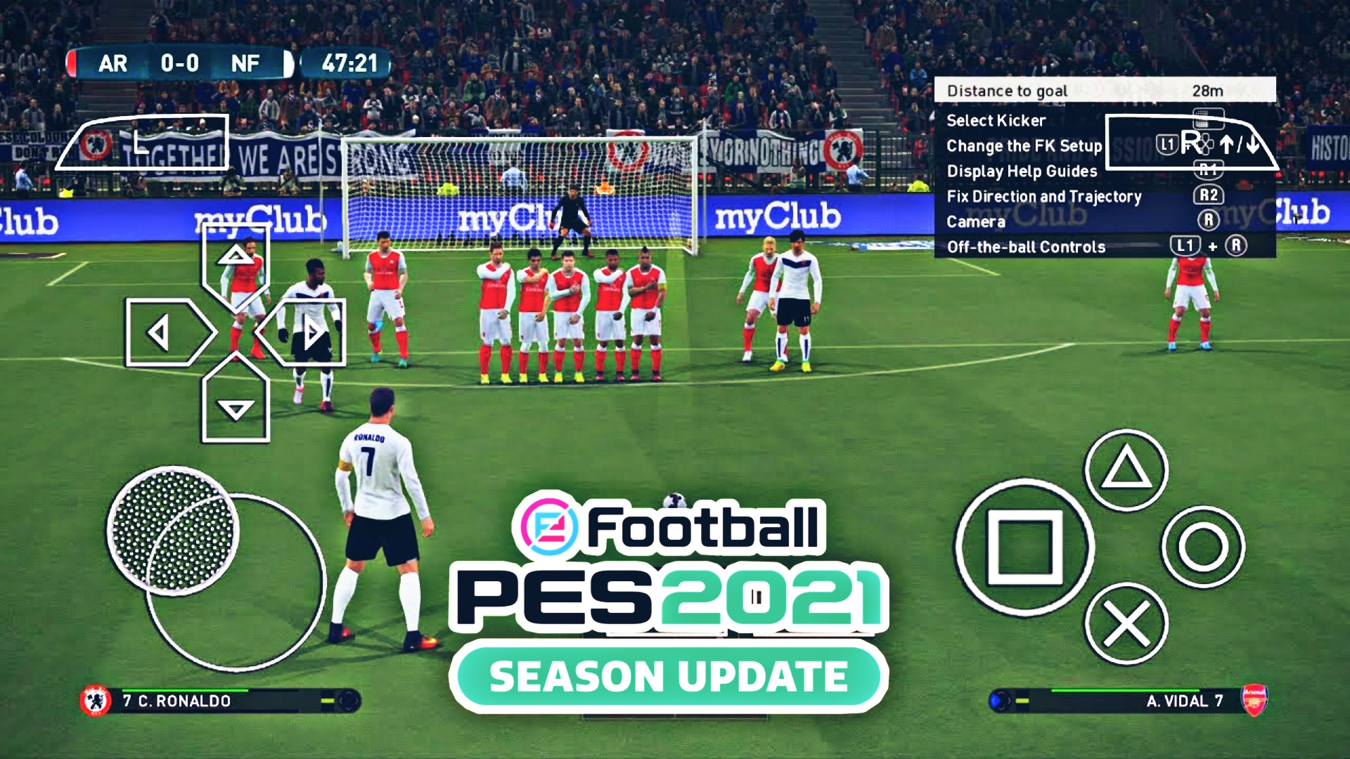 تحميل لعبة بيس PES 2021 بتعديلات خرافية تشتغل على جميع الأجهزة