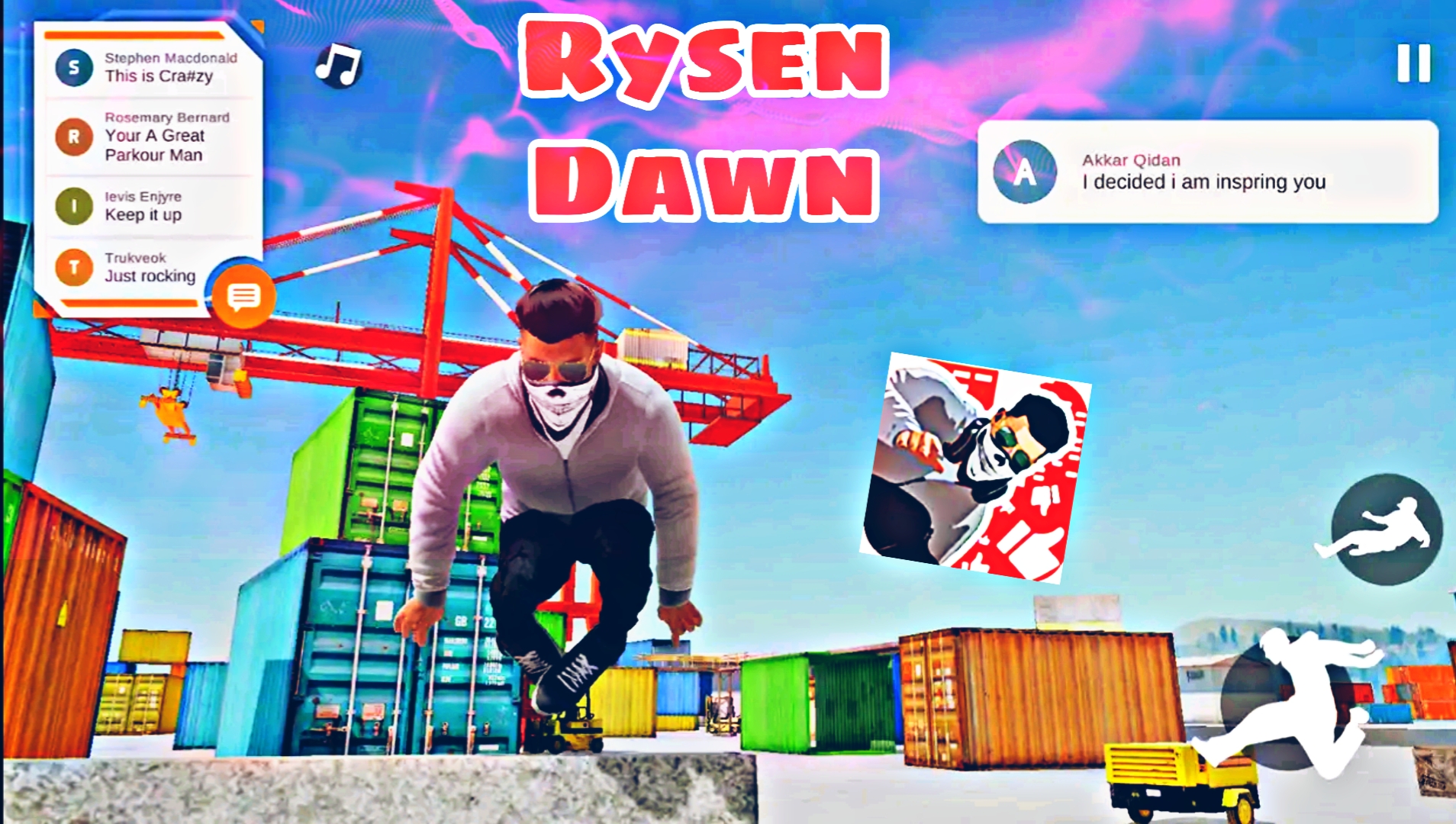 رسميا: لعبة الباركور مدهشة Ryzen Dawn جرافيك خيالي +HD