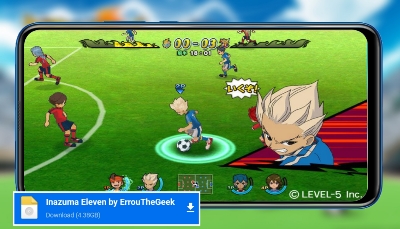 تحميل لعبة ابطال الكرة الفرسان inazuma eleven Go للاندرويد من ميديا فاير